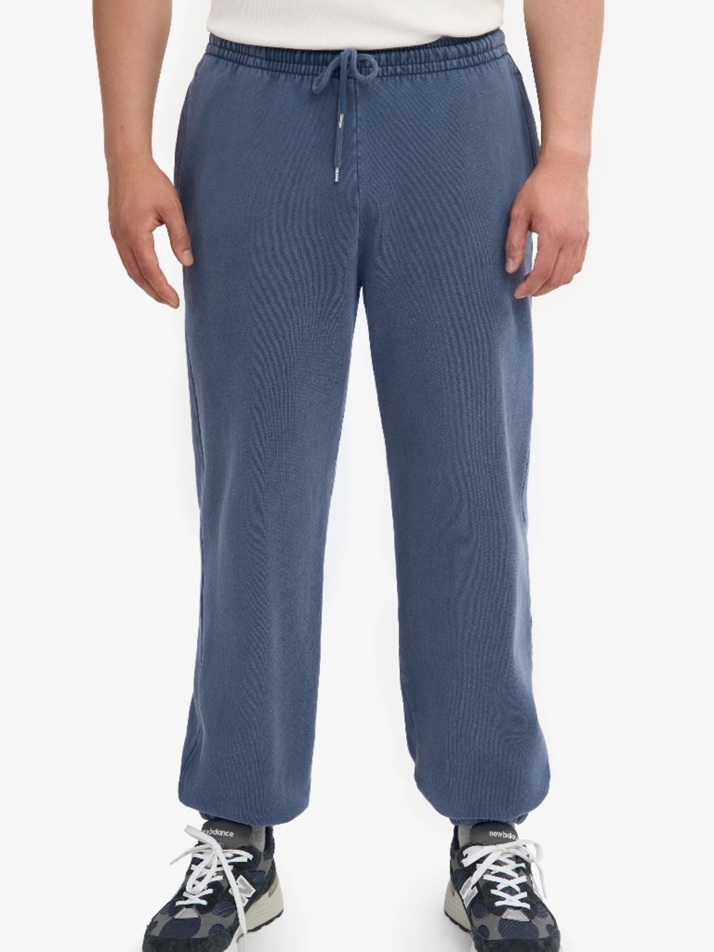 Abercrombie & Fitch Men's Essential Cinched Sweatpants Vintage Indigo Blue Large